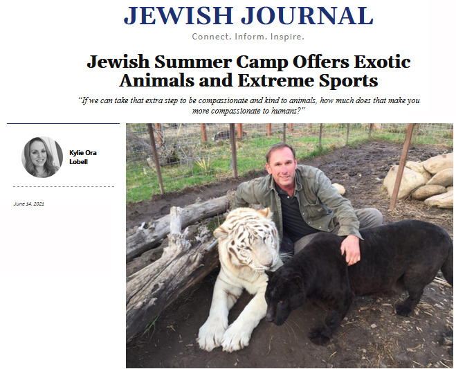 Los Angeles Jewish Journal summer camp article